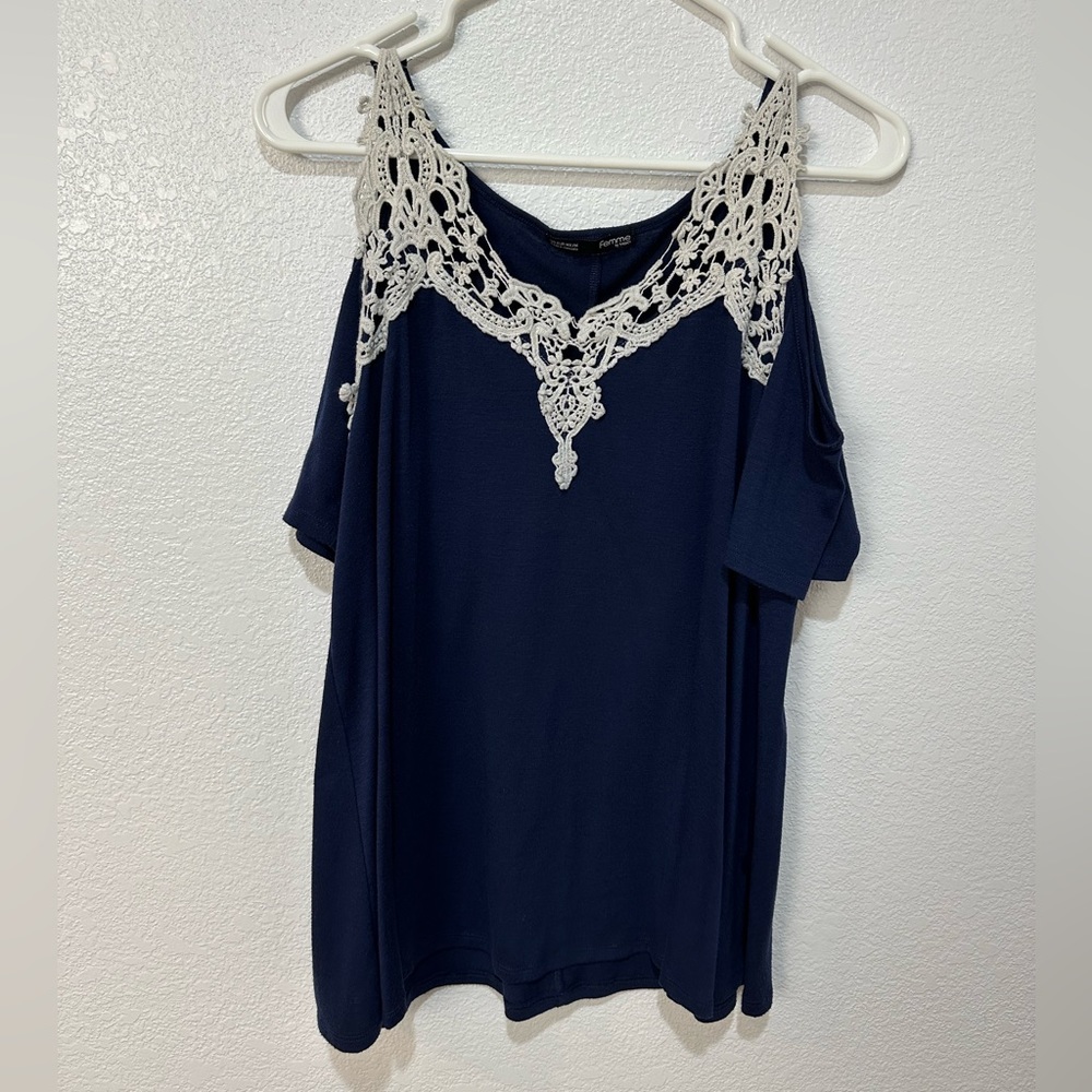 Girls Navy Blue top